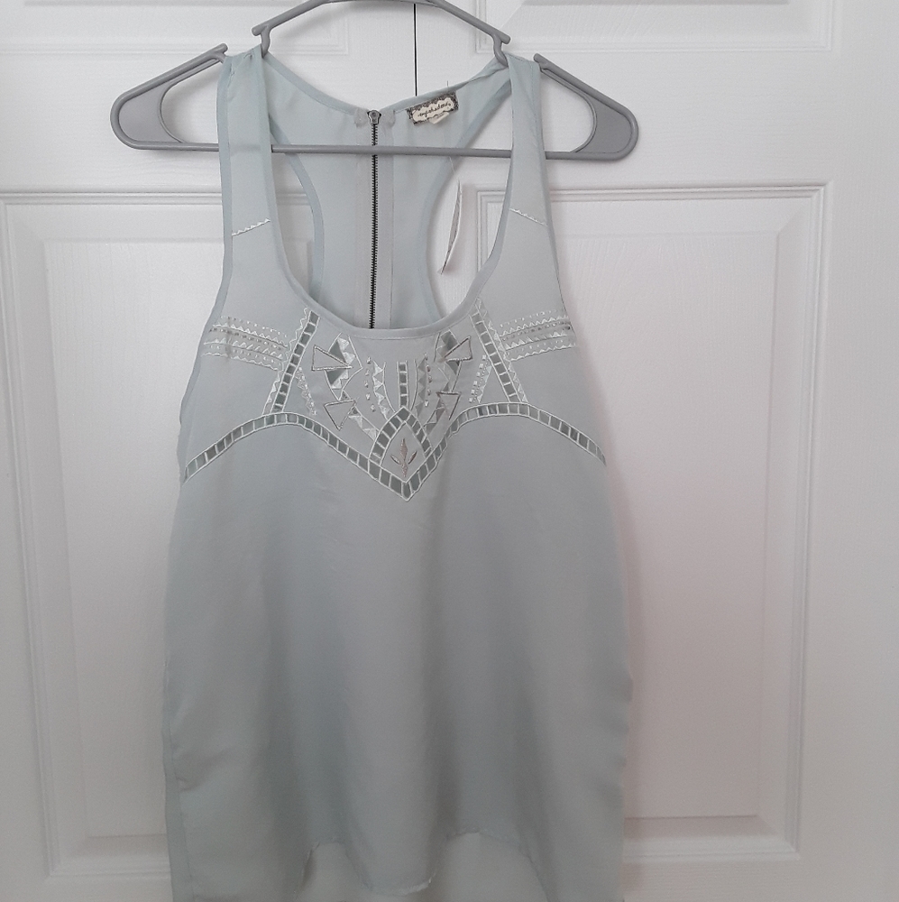 Razor Back Tank with Zipper